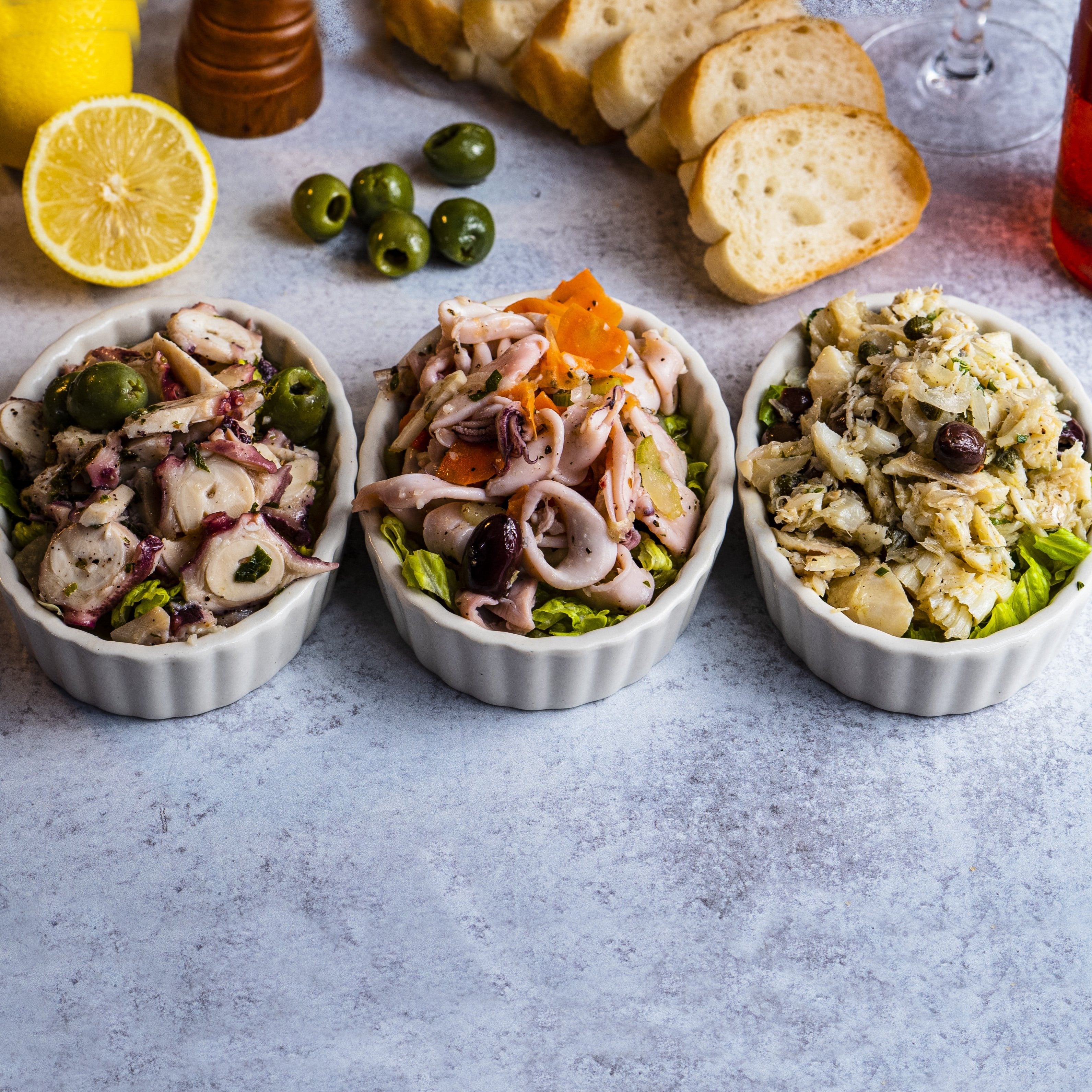 Seafood Salads Variety Pack
